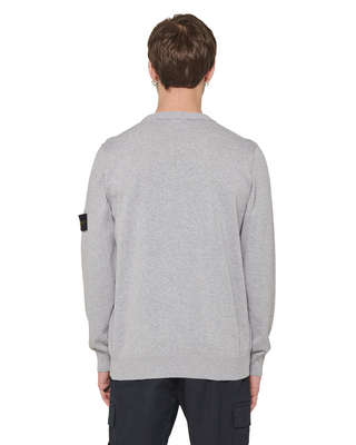 Stone Island 540B2 Logo Sweater Grey