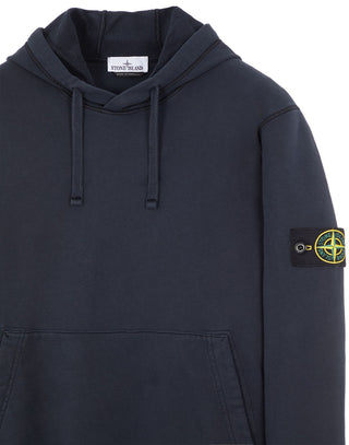 Stone Island 64151 Logo Hoodie Navy