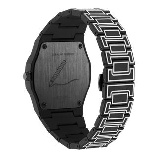 D1 Milano Polycarbon Bracelet 40.5 mm Black Sketch PCBJ33