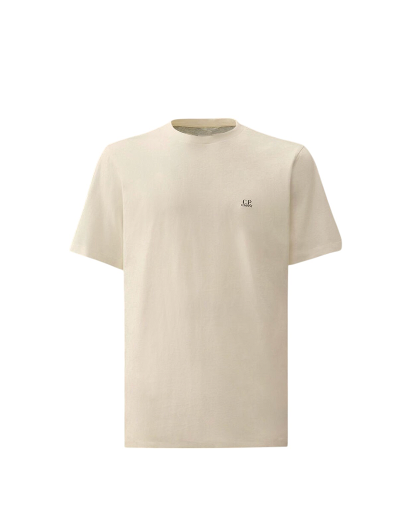 C.P. Company 30/1 Jersey Back Goggle T-Shirt Gauze White 18CMTS030A005100W