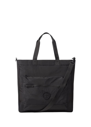 Stone Island 9200010 NYLON METAL IN ECONYL® Tote Bag Black