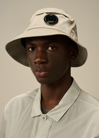 C.P. Company Chrome-R Bucket Hat Khaki Beige 18CMAC367A005904A