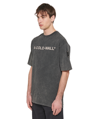 A-Cold-Wall SS24 Overdye Logo T-shirt Onyx