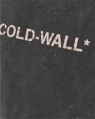 A-Cold-Wall SS24 Overdye Logo T-shirt Onyx