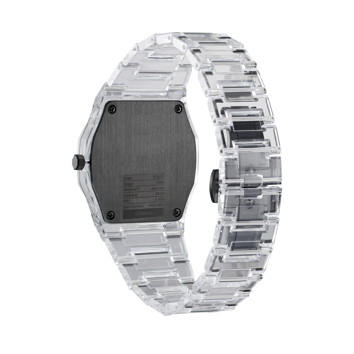D1 Milano Nylon 39 mm Exp_White NYBJ01