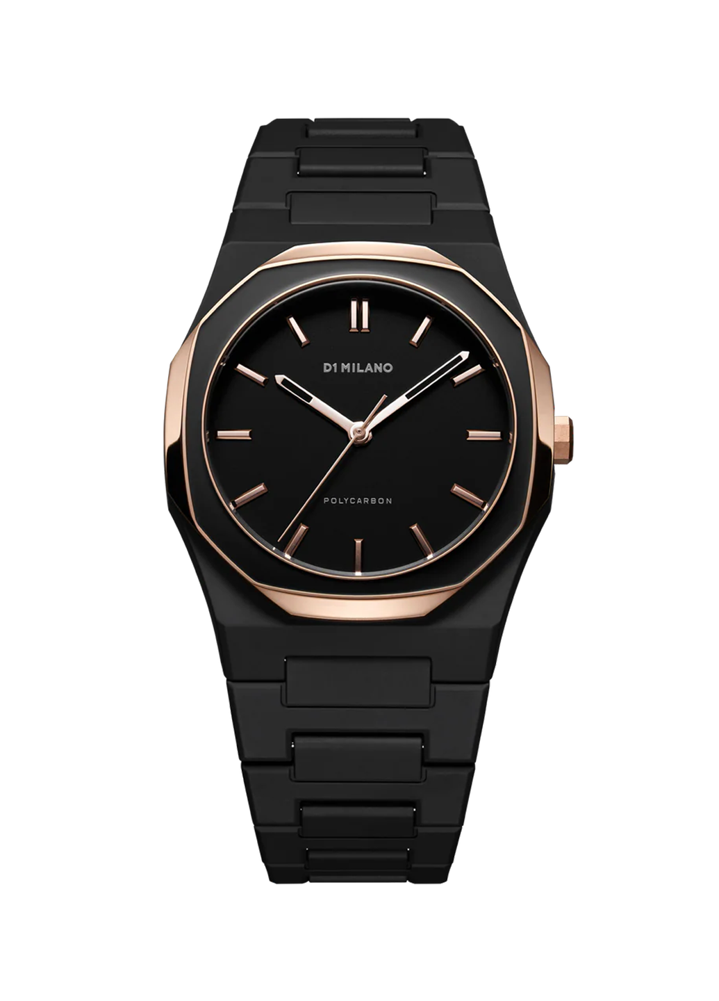 D1 Milano Polycarbon Bracelet 37 mm Gold Mesh PCBU14