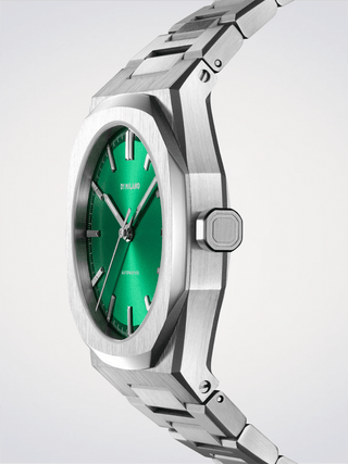 D1 Milano Green Code 36 mm Silver ATBU05