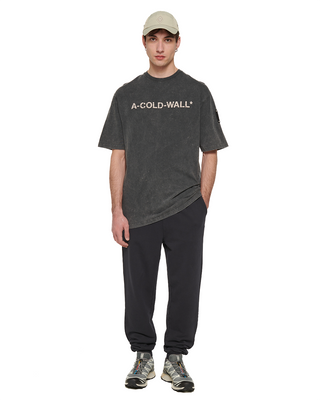 A-Cold-Wall SS24 Overdye Logo T-shirt Onyx