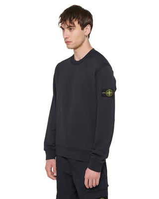 Stone Island 63051 Logo Sweatshirt Black