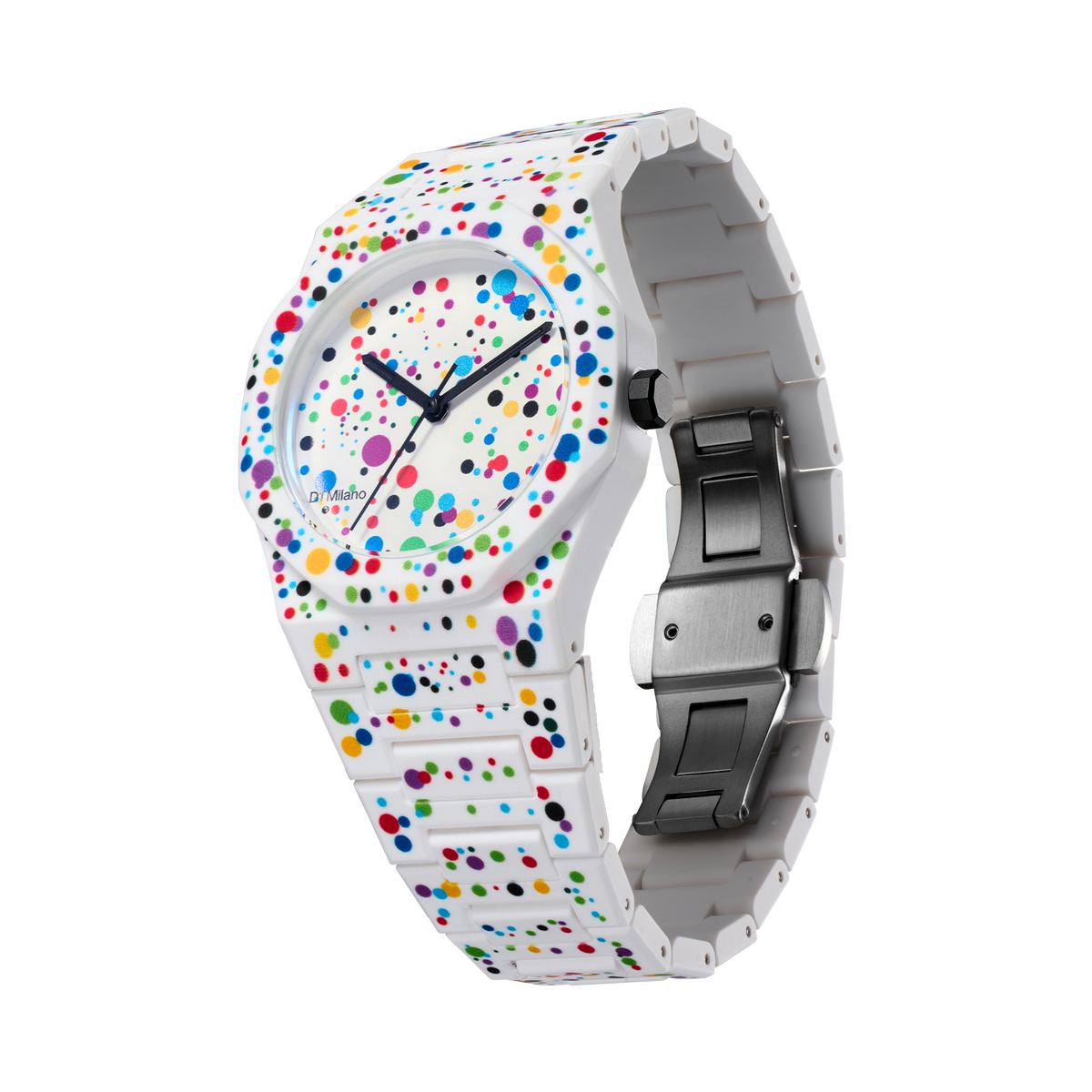 D1 Milano Polycarbon Bracelet 37 mm Dot 02 PCBU12