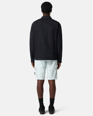 Stone Island L100019 STRETCH ORGANIC COTTON TWILL Cargo Bermuda Shorts Sky Blue