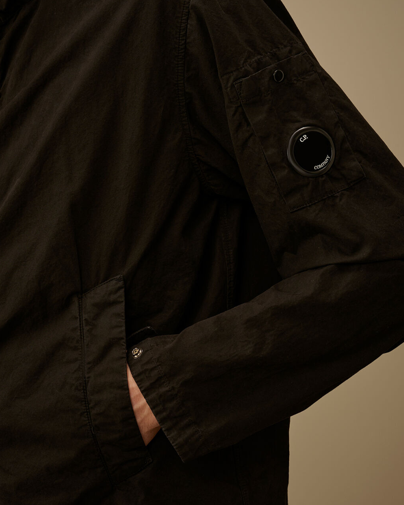 C.P. Company Micro-Reps Hooded Lens Jacket Black 20CMOW075A110324G