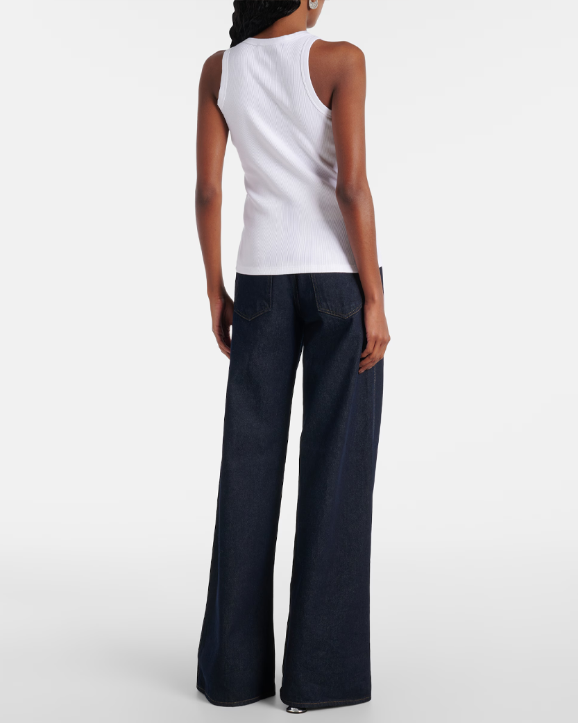 Coperni Washing Clip Tank Top White