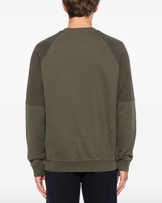 Stone Island 60252 Organic Cotton Fleece Sweatshirt Green
