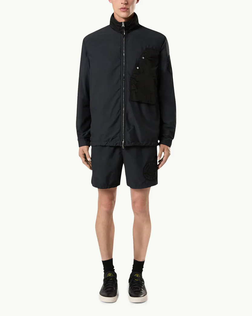 Stone Island 108M4 Techno Fabric Jacket Black