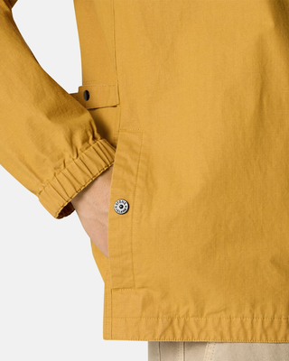 Stone Island 1200018 DOUBLE-COATED COTTON RIPSTOP Overshirt Mustard