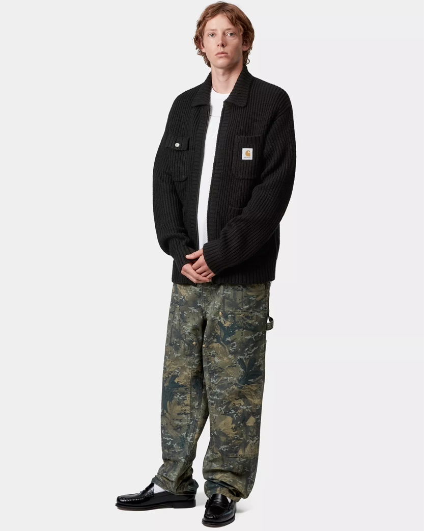 Carhartt WIP Chore Knit Jacket Cardigan Black