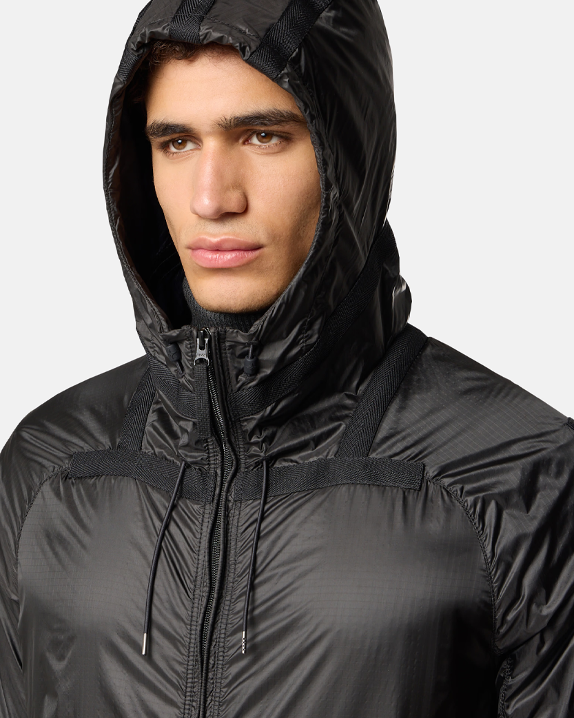 Stone Island Q100008 Ripstop Light HT Nylon Jacket Lead Grey