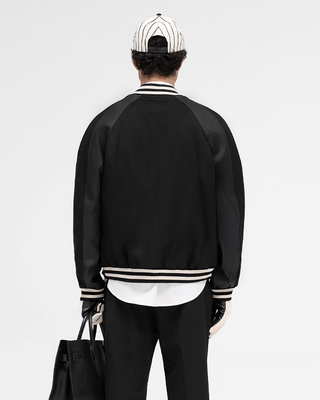 Represent Raglan Varsity Jacket Black MLM1803-01