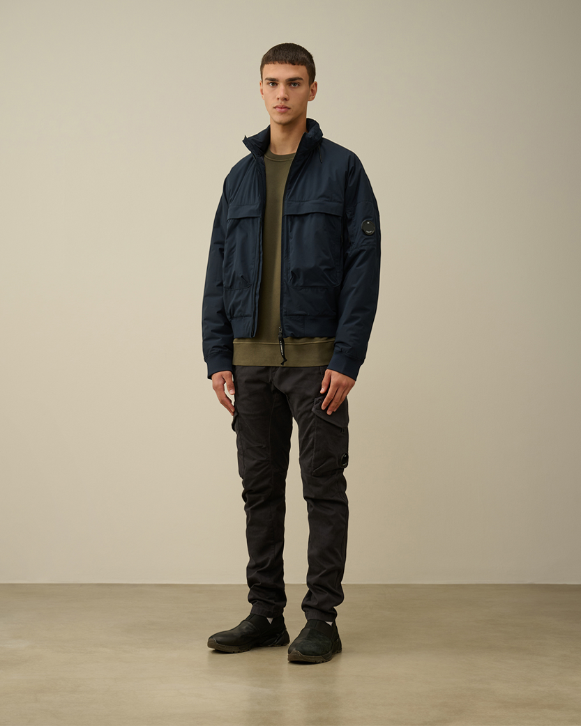C.P. Company Pro-Tek Bomber Padded Jacket Blue 17CMOW105A004117A