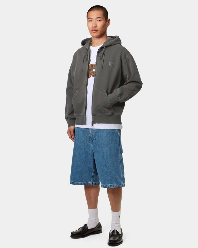 Carhartt WIP Nelson Zip Hoodie Graphite