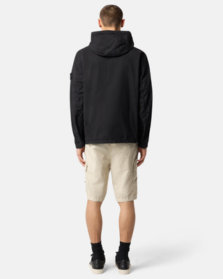 Stone Island 4100091 SUPIMA Cotton Twill Stretch-TC Jacket Black