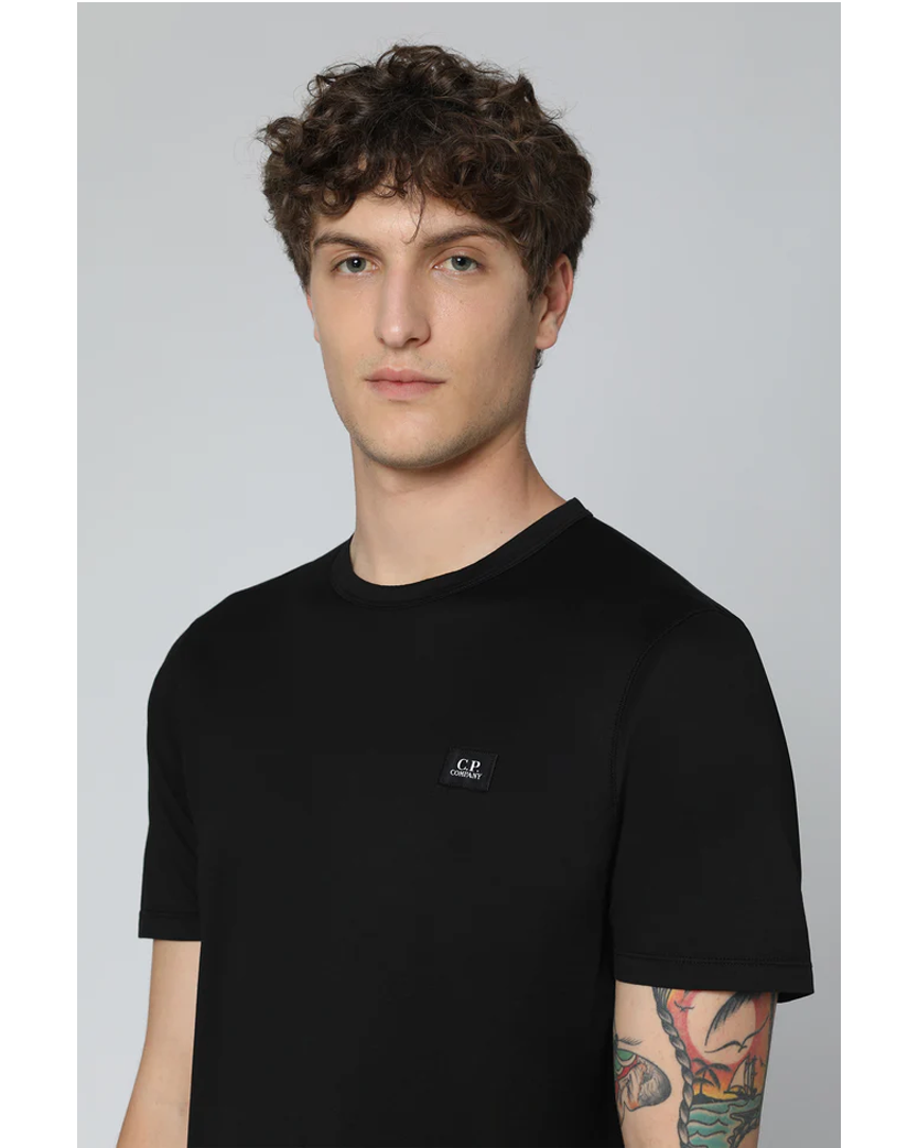 C.P. Company Logo Cotton T-Shirt Black