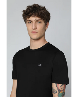 C.P. Company Logo Cotton T-Shirt Black