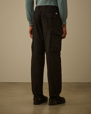 C.P. Company Micro-Reps Boxy Cargo Lens Pants Black 20CMPA128A110325G