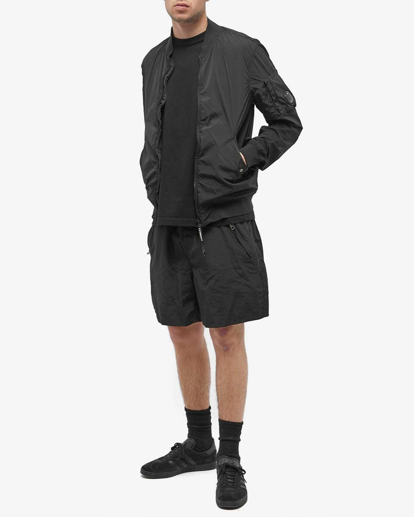 C.P. Company Nycra-R Bomber Jacket Black 18CMOW182A005864G