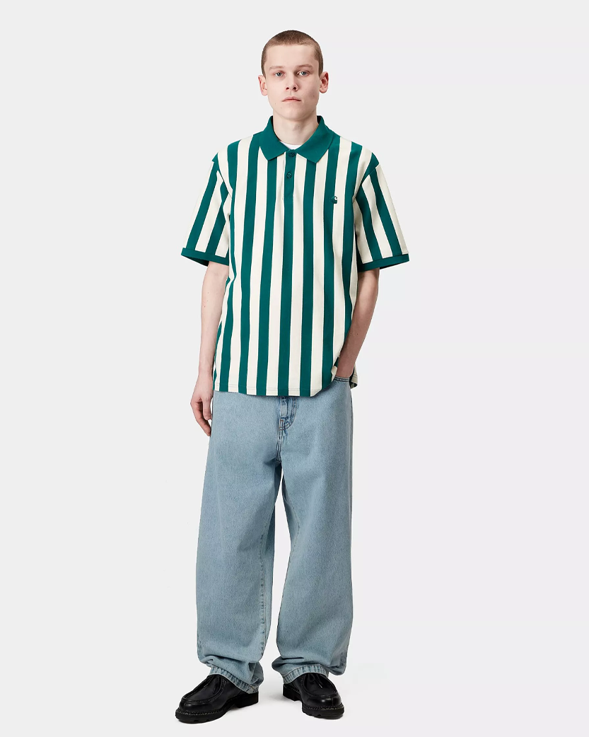 Carhartt WIP Landon Pant Bleached Robertson Blue