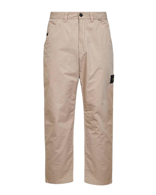 Stone Island 3100008 MERCERISED ORGANIC COTTON RIPSTOP Chino Pants Beige