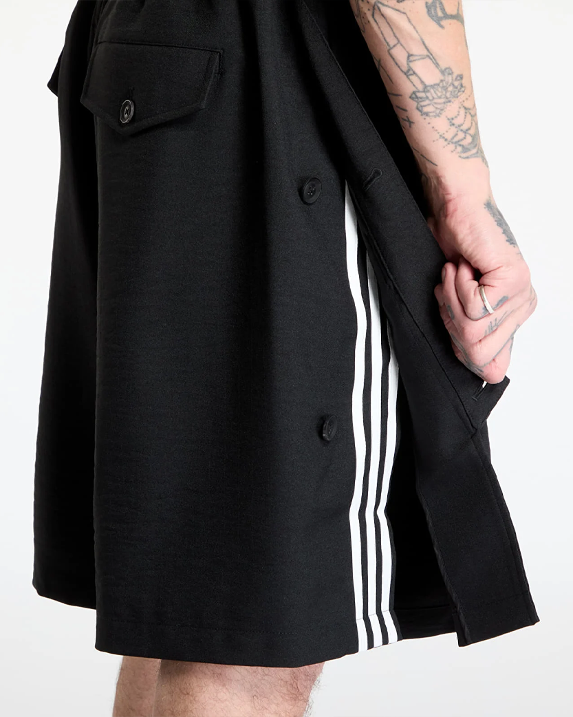 Y-3 Sport Uniform 3-Stripes Shorts Black JN7038