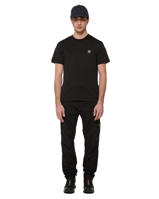 Stone Island 24113 Logo Patch T-shirt Black