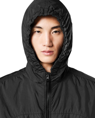 Stone Island 4100041 CRINKLE REPS R-NY Hooded Jacket Black
