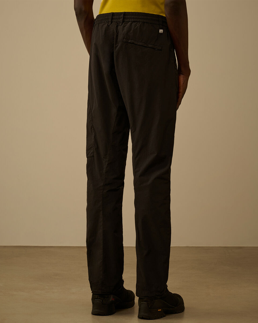 C.P. Company Flatt Nylon Regular Cargo Pants Black 20CMPA129A005991G