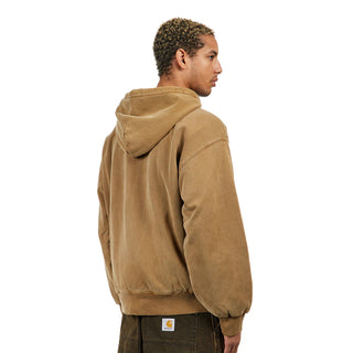 Carhartt WIP Hooded Vista Zip Jacket Garment Dyed Buffalo