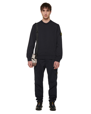 Stone Island 63051 Logo Sweatshirt Black