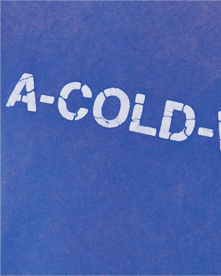 A-Cold-Wall SS24 Overdye Logo T-shirt Volt Blue