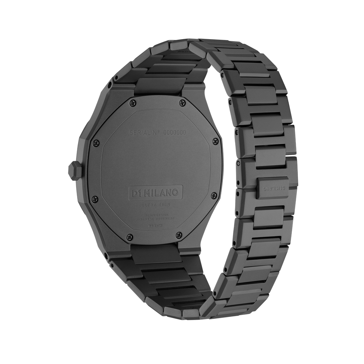 D1 Milano Ultra Thin Bracelet 40 mm Antracite UTBJ22