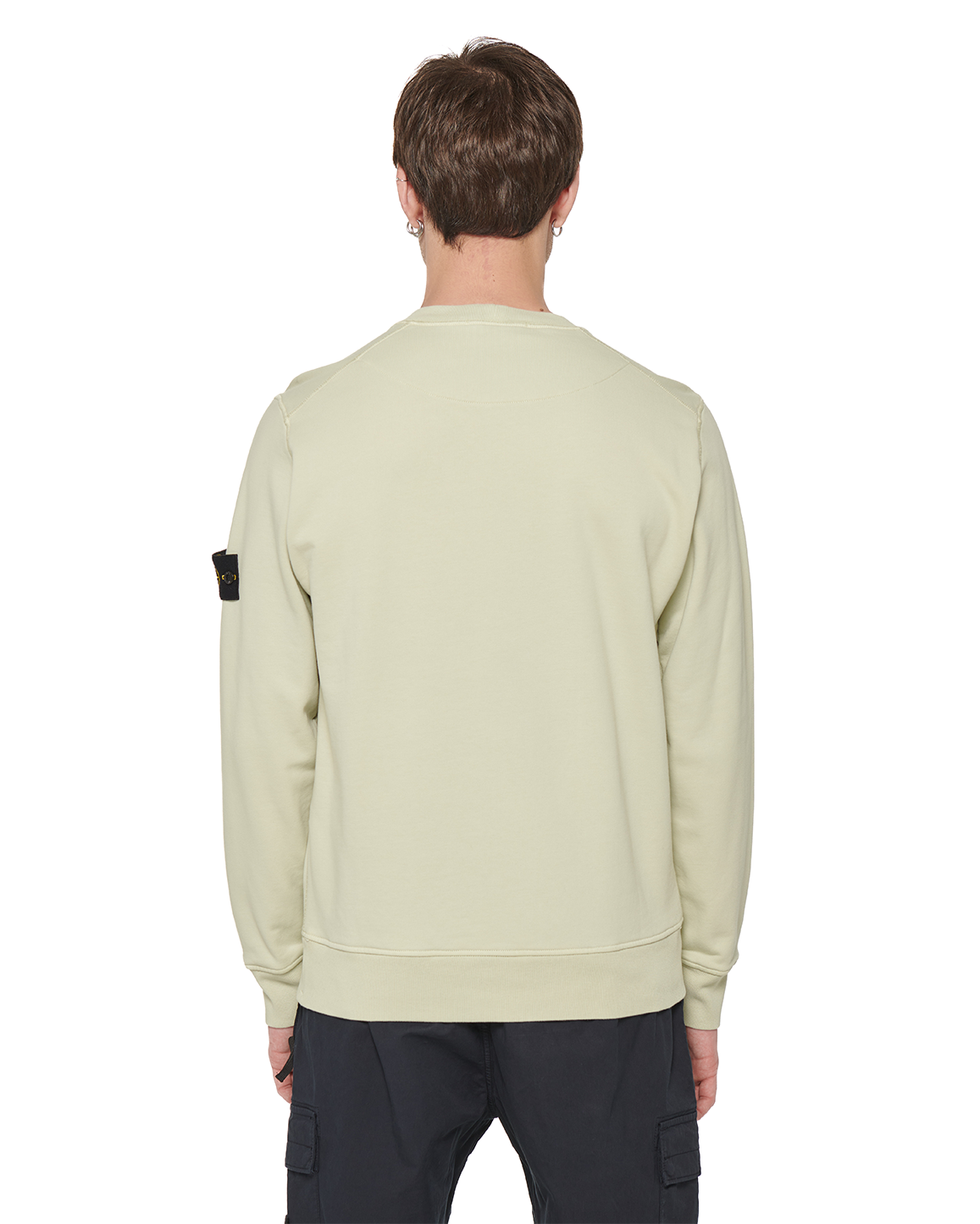 Stone Island 63051 Logo Sweatshirt Light Green