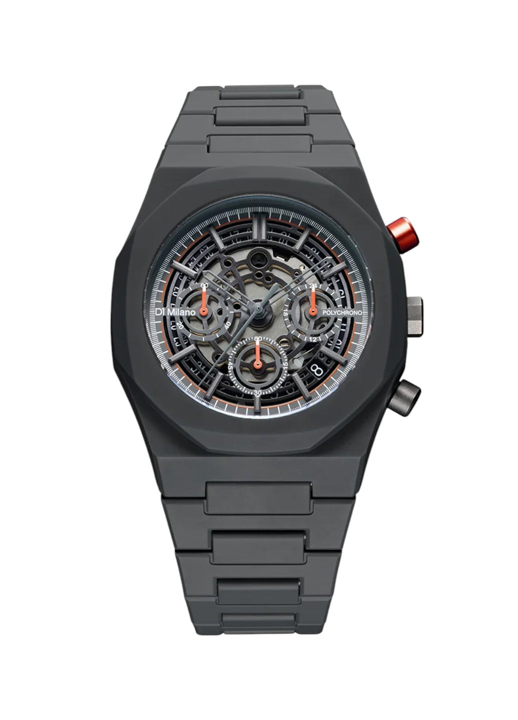 D1 Milano Polychrono Bracelet 40.5 mm Model K Dark Grey PHBJ10