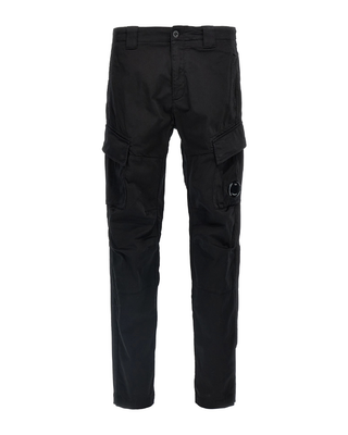 C.P. Company Lens Cargo Pants Black RFCMPA731A005529G
