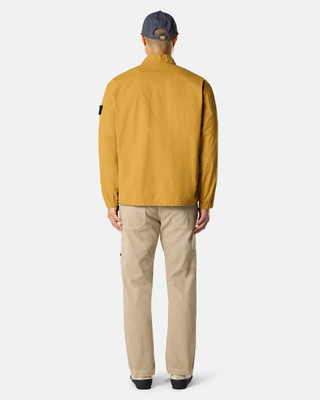 Stone Island 1200018 DOUBLE-COATED COTTON RIPSTOP Overshirt Mustard