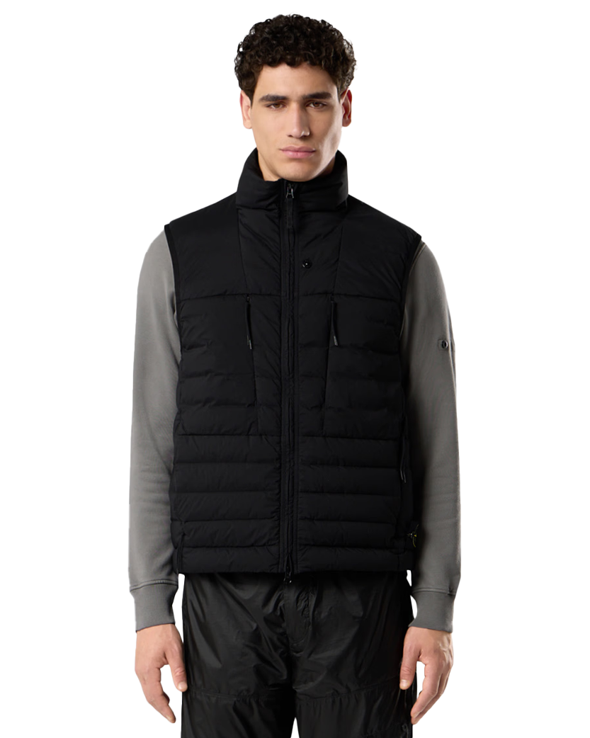 Stone Island G100004 SEAMLESS TUNNEL NYLON DOWN-TC Vest Black