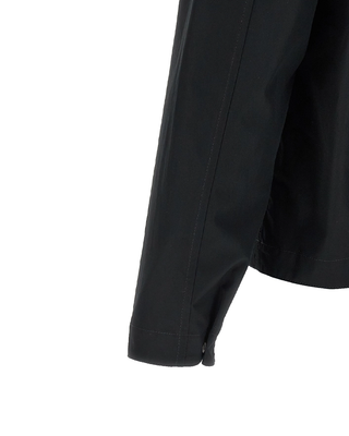 Stone Island 1200011 Cotton Overshirt Ghost Black