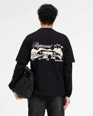Represent Raceway T-Shirt Jet Black MLM41063-01