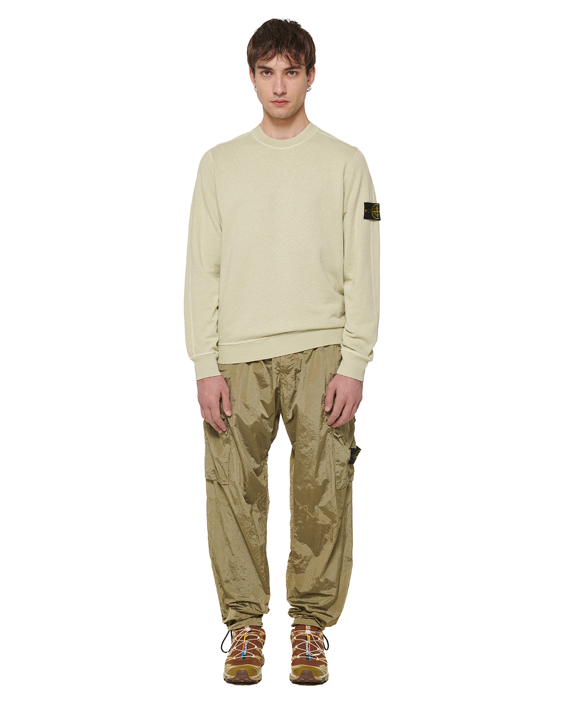 Stone Island 66060 Logo Sweatshirt Mint Green