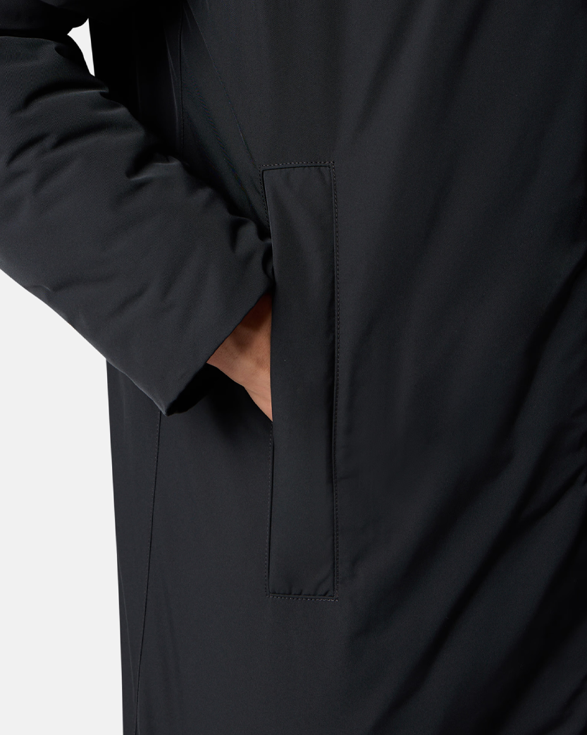 Stone Island 7100007 MICRO TWILL Padded Coat Black