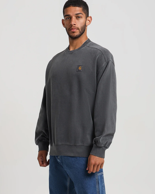 Carhartt WIP Vista Sweat Garment Dyed Vulcan